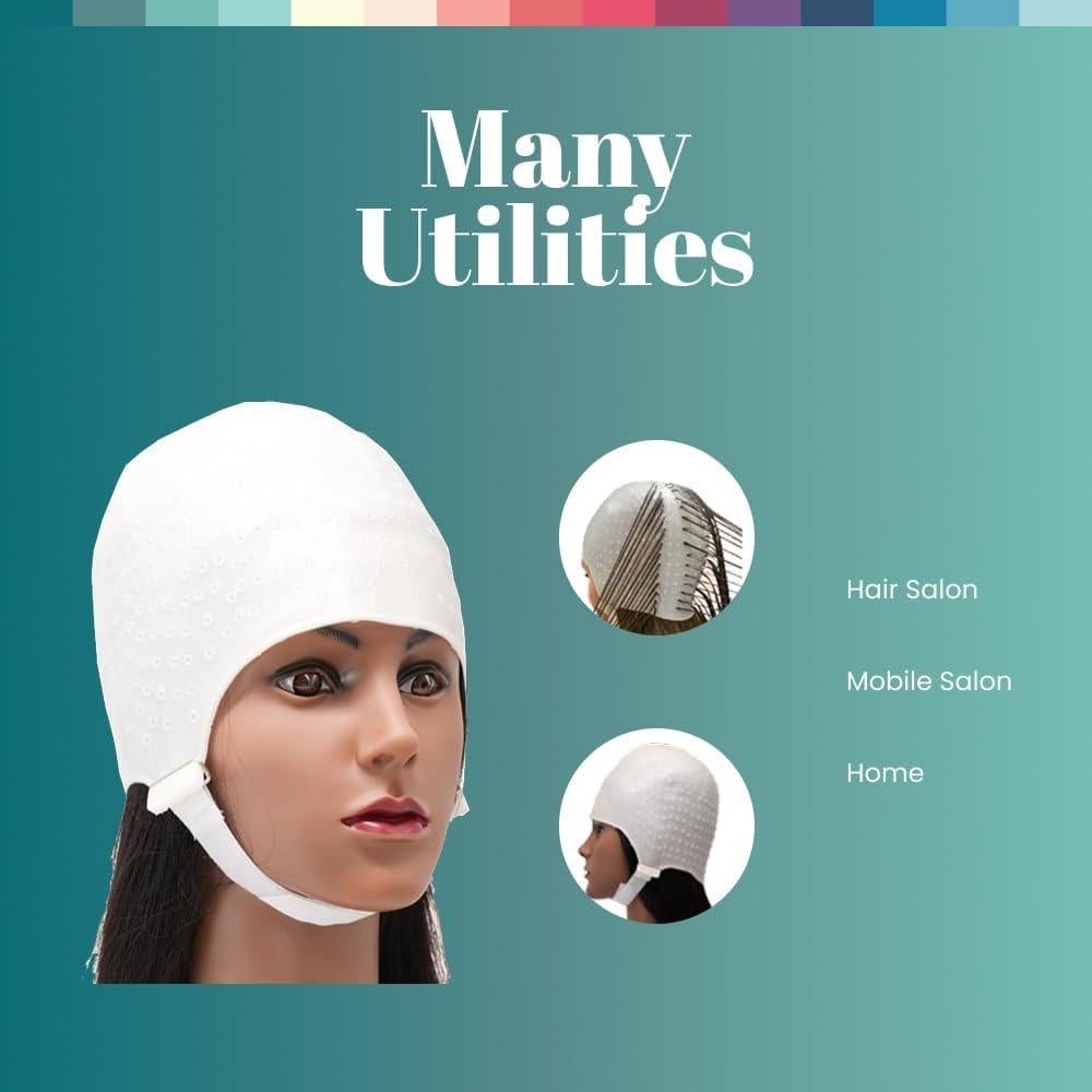 Gorro de Silicona para Mechas Dompel con Aguja - Reutilizable