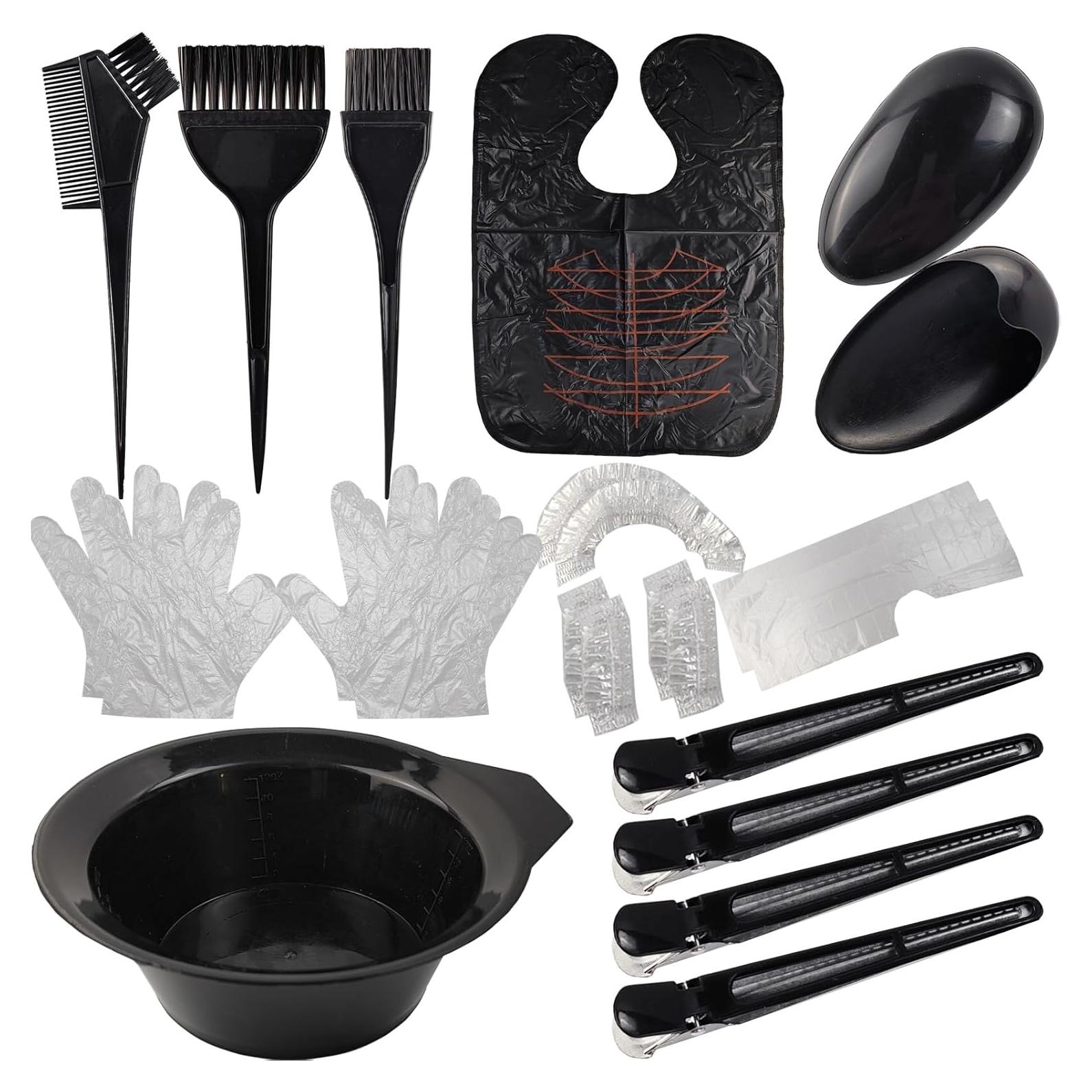 Kit de Coloración de Cabello YOOHUA 18 Piezas Negro