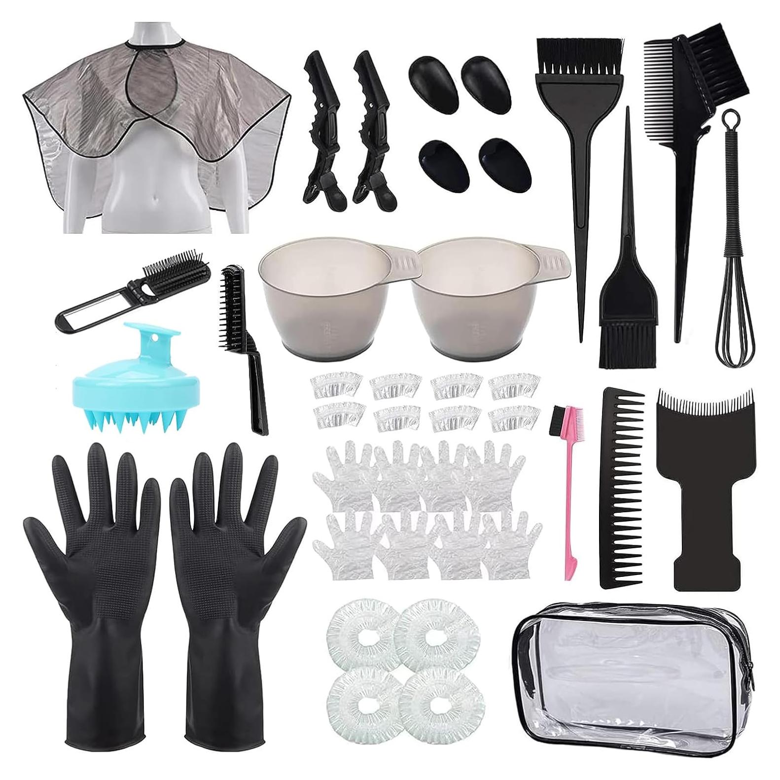 Kit de Coloración de Cabello Sievic 42 Piezas Accesorios