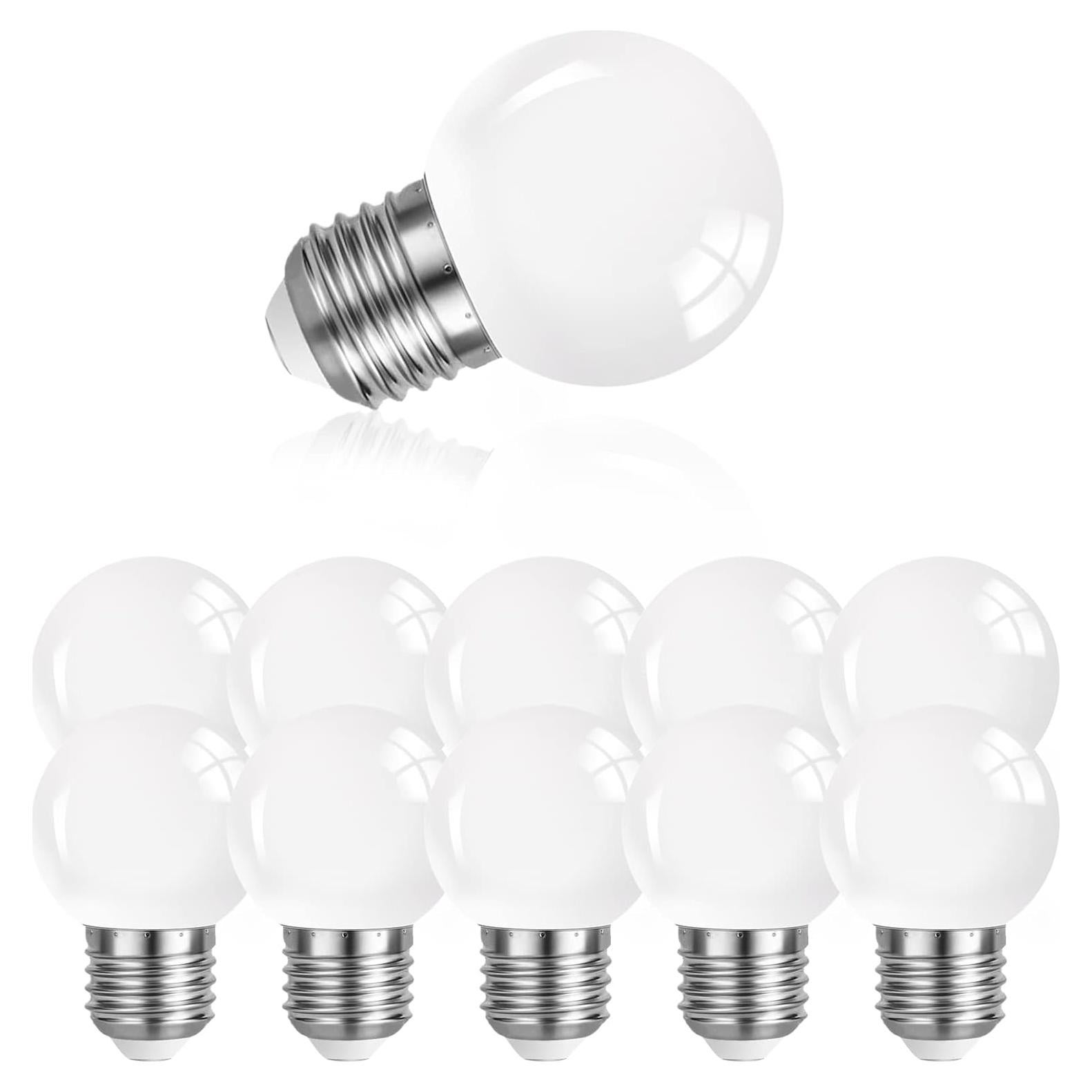 Bombilla LED E27 3W G14 20W Equivalente 3000K Paquete 10