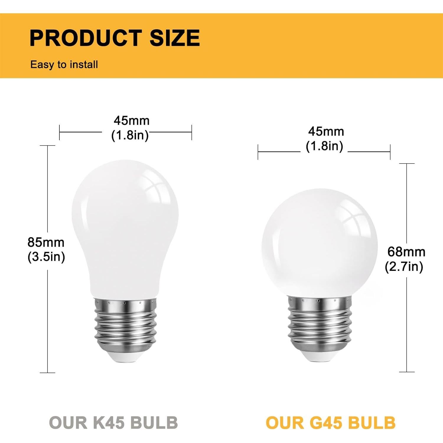 Bombilla LED E27 3W G14 20W Equivalente 3000K Paquete 10