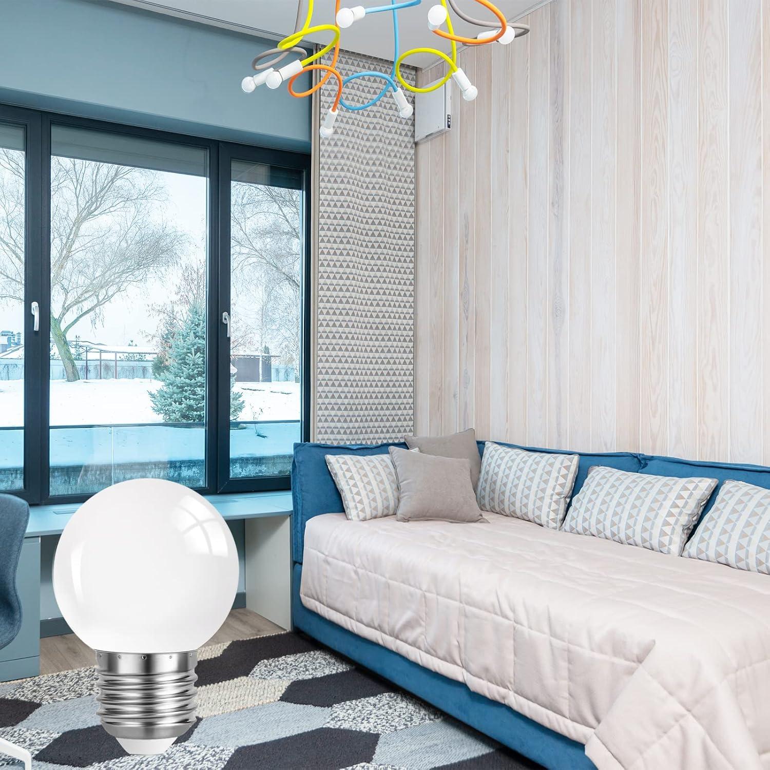 Bombilla LED E27 3W G14 20W Equivalente 3000K Paquete 10