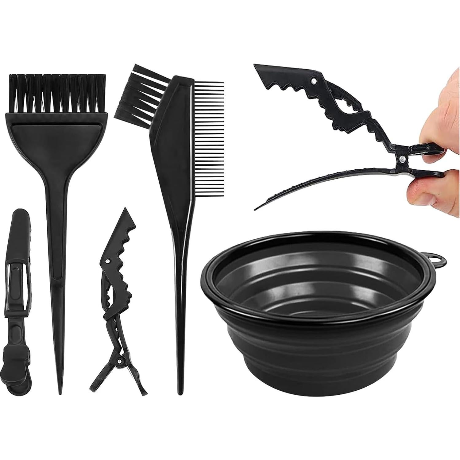 Set de Tinte para Cabello EMVANV 5 Piezas - Negro