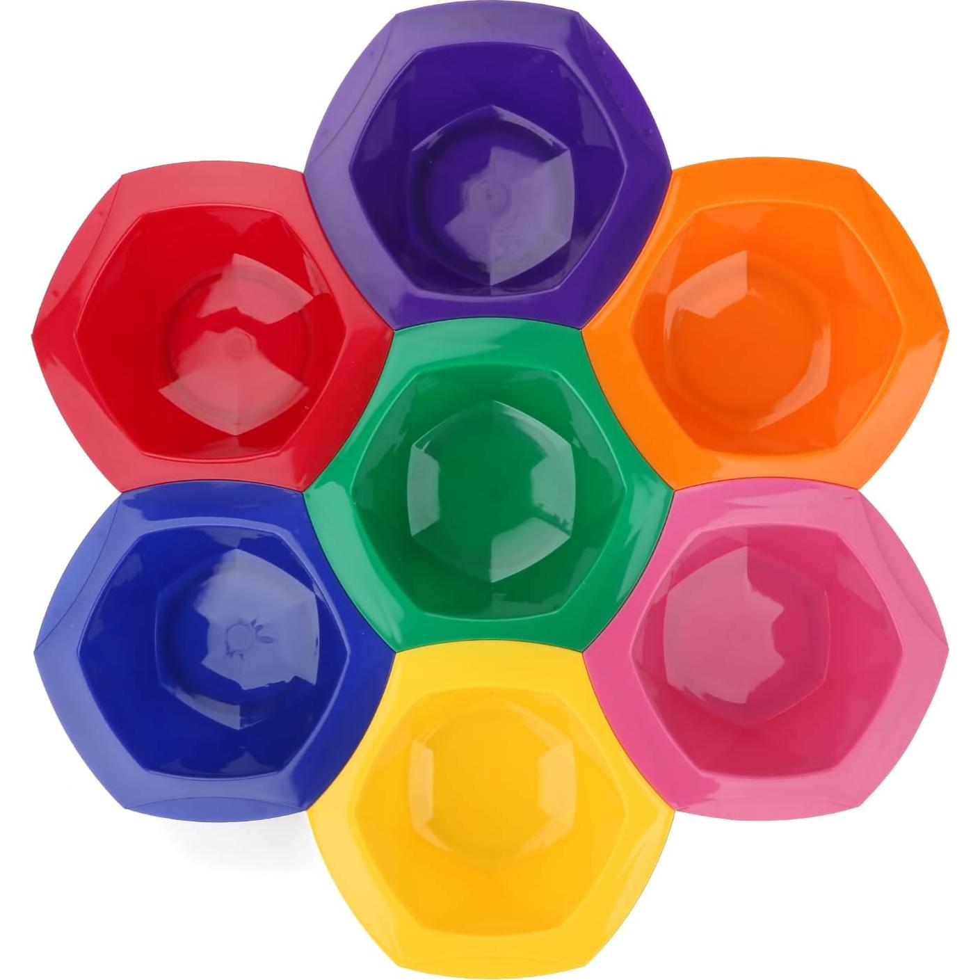 Set de 7 Boles de Tinte Arcoiris + 6 Brochas Cuidado Masculino