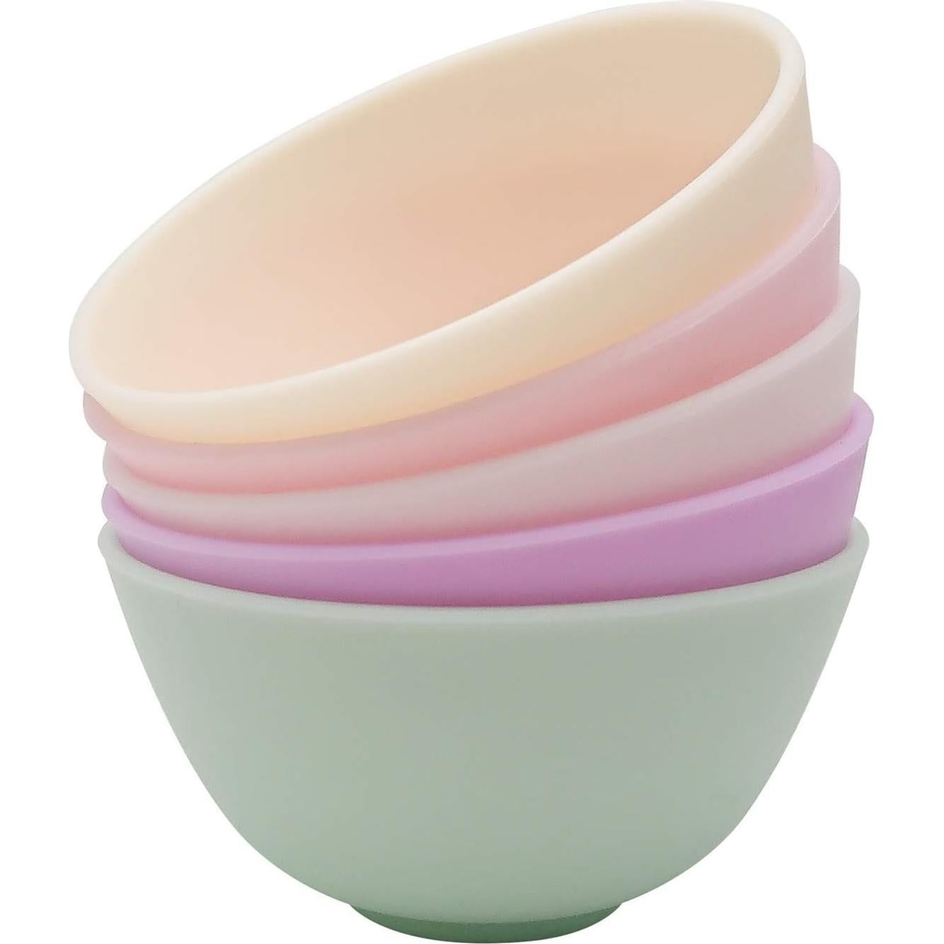 Tazones de Silicona para Máscara Facial Hulless - 5 Piezas 8.38 cm