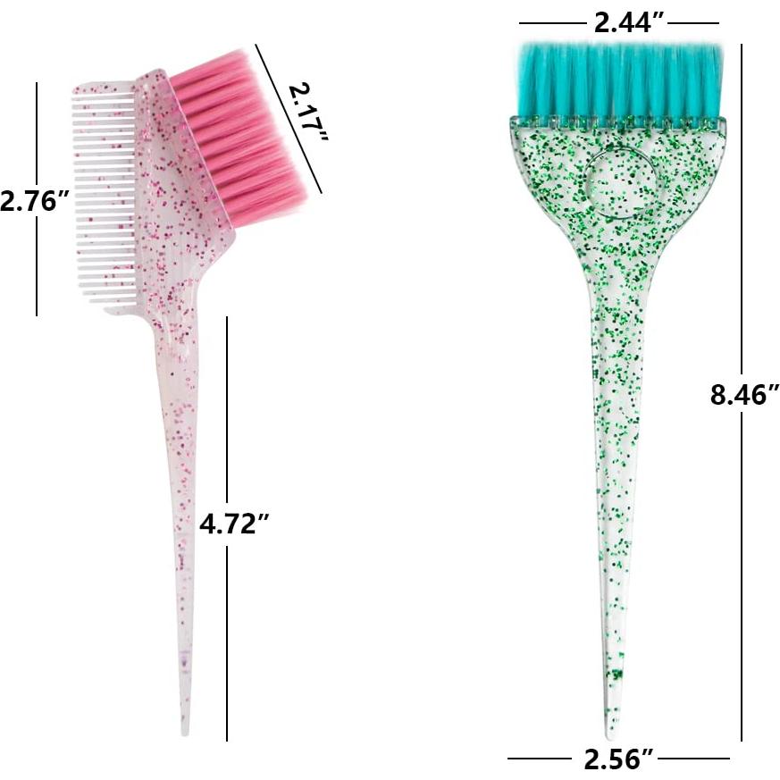 Juego de Pinceles y Peines para Tinte de Cabello KOENWEENI 6 Piezas