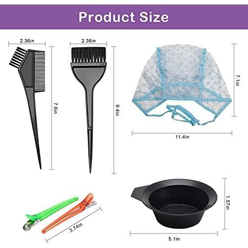 Kit de Coloración de Cabello AHIER 23 Piezas - Accesorios Completo