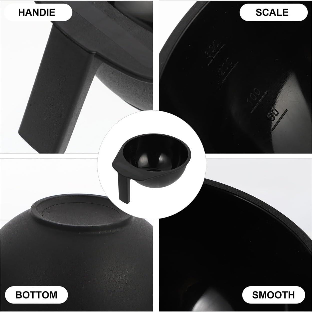 Set de 4 Tazones de Tinte para Cabello FRCOLOR 16x13cm