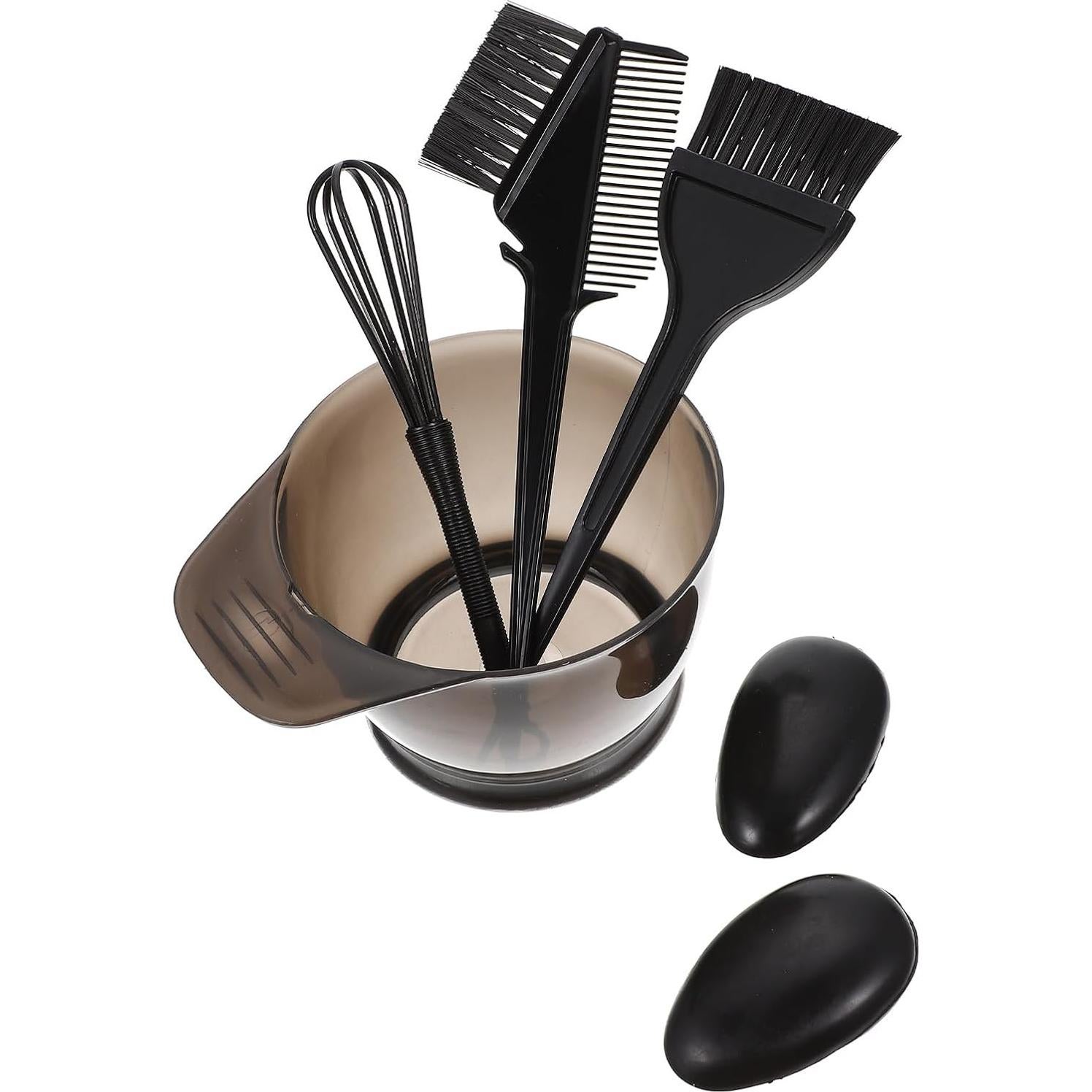 Kit de Coloración de Cabello Healifty 5 Piezas - Tazón, Brocha, Peine, Cubierta y Mezclador