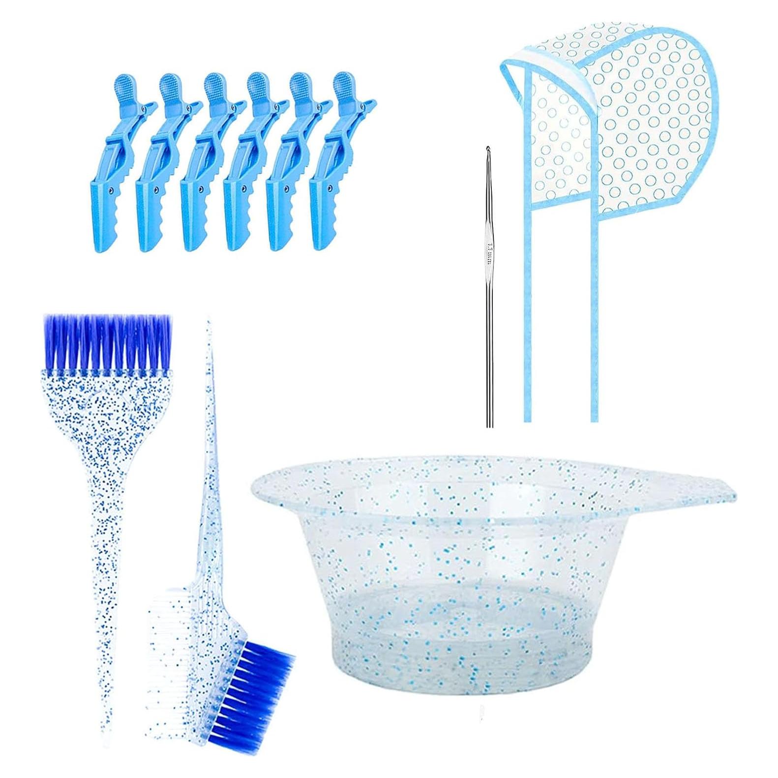 Kit de Coloración de Cabello Profesional ALLWSLucky 11 Piezas