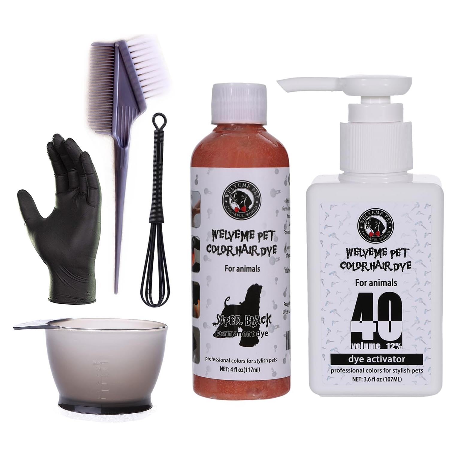 Kit de Tinte Permanente para Pelo de Perro WELYEME - 3 Colores