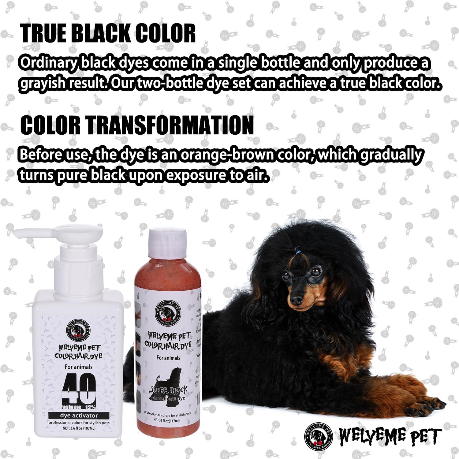 Kit de Tinte Permanente para Pelo de Perro WELYEME - 3 Colores