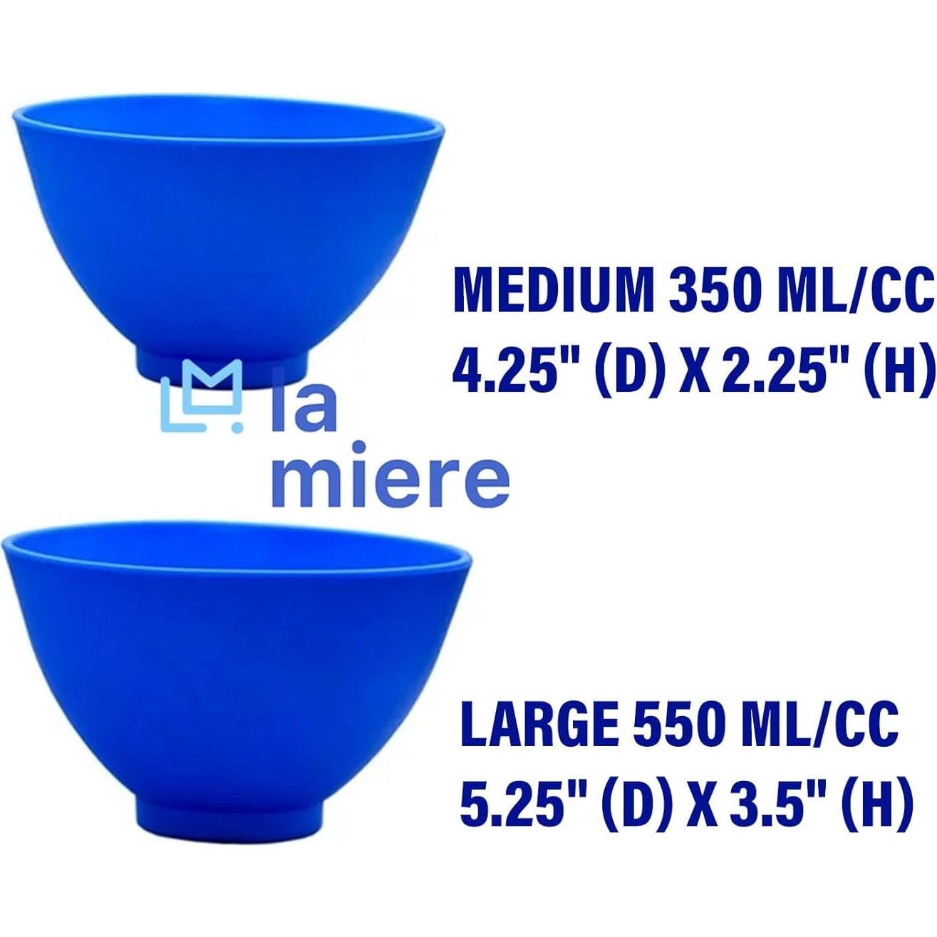 Cuenco de Mezcla Dental LA MIERE Azul Oscuro 10.8 cm x 5.7 cm