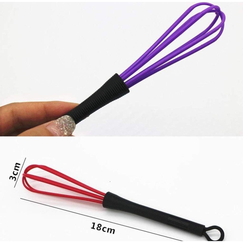 Set de 6 Mini Batidores ZGLUZP para Mezcla de Tinte 17.8 cm