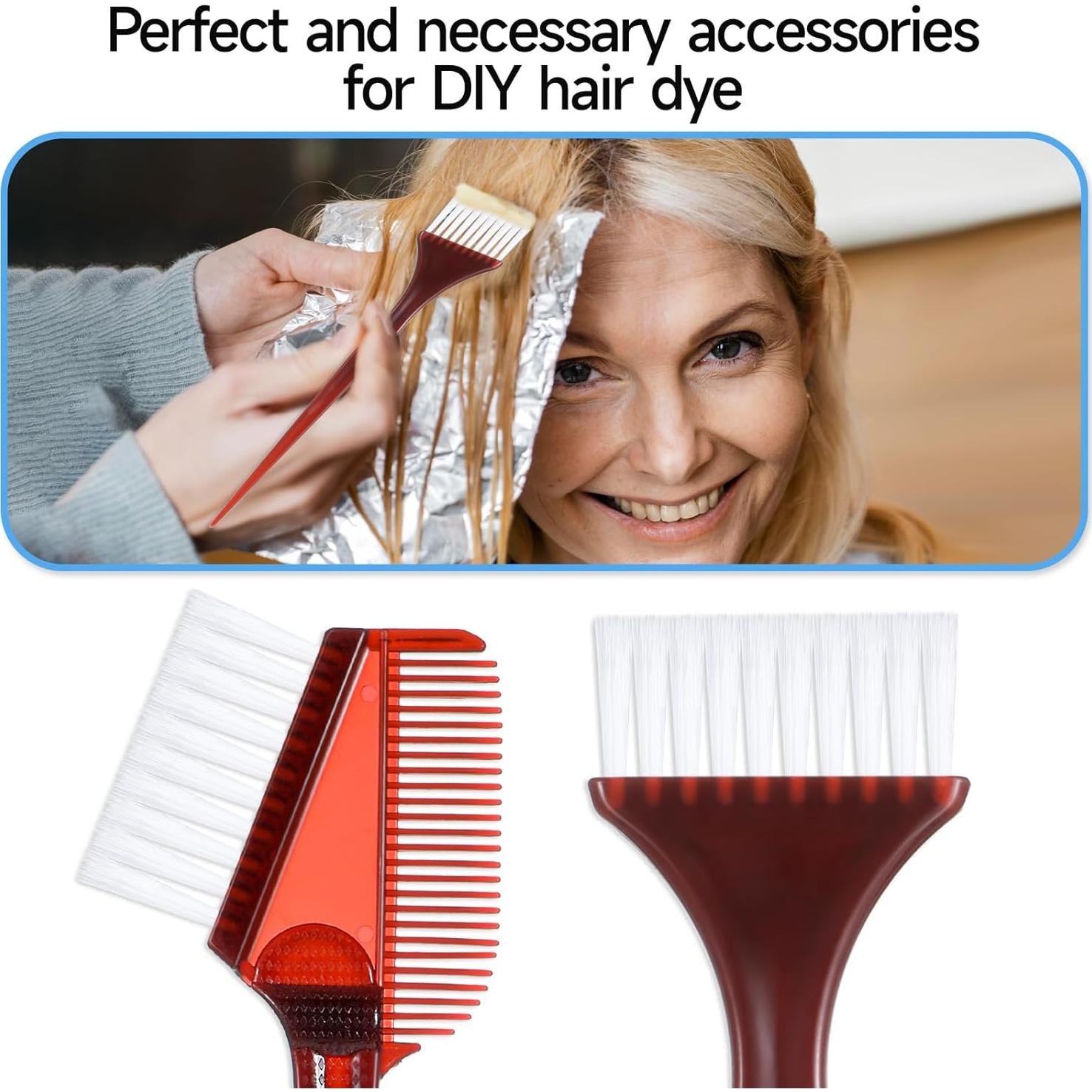 Kit de Brochas Profesionales para Teñir Cabello Sliverdew - 2 Piezas