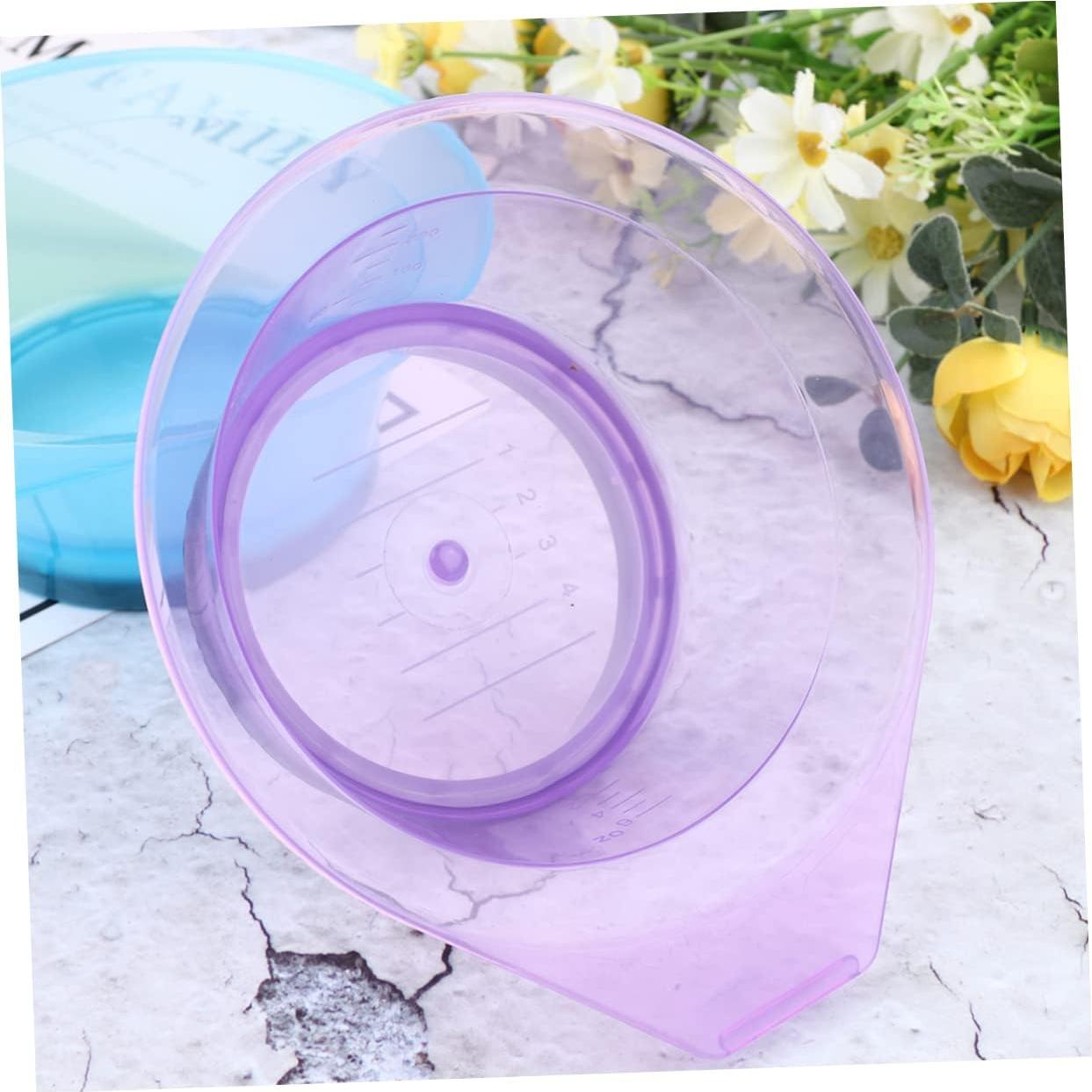 Tazón de Tinte para Cabello LOLIPPYY Lavanda 15.9x9cm Reutilizable