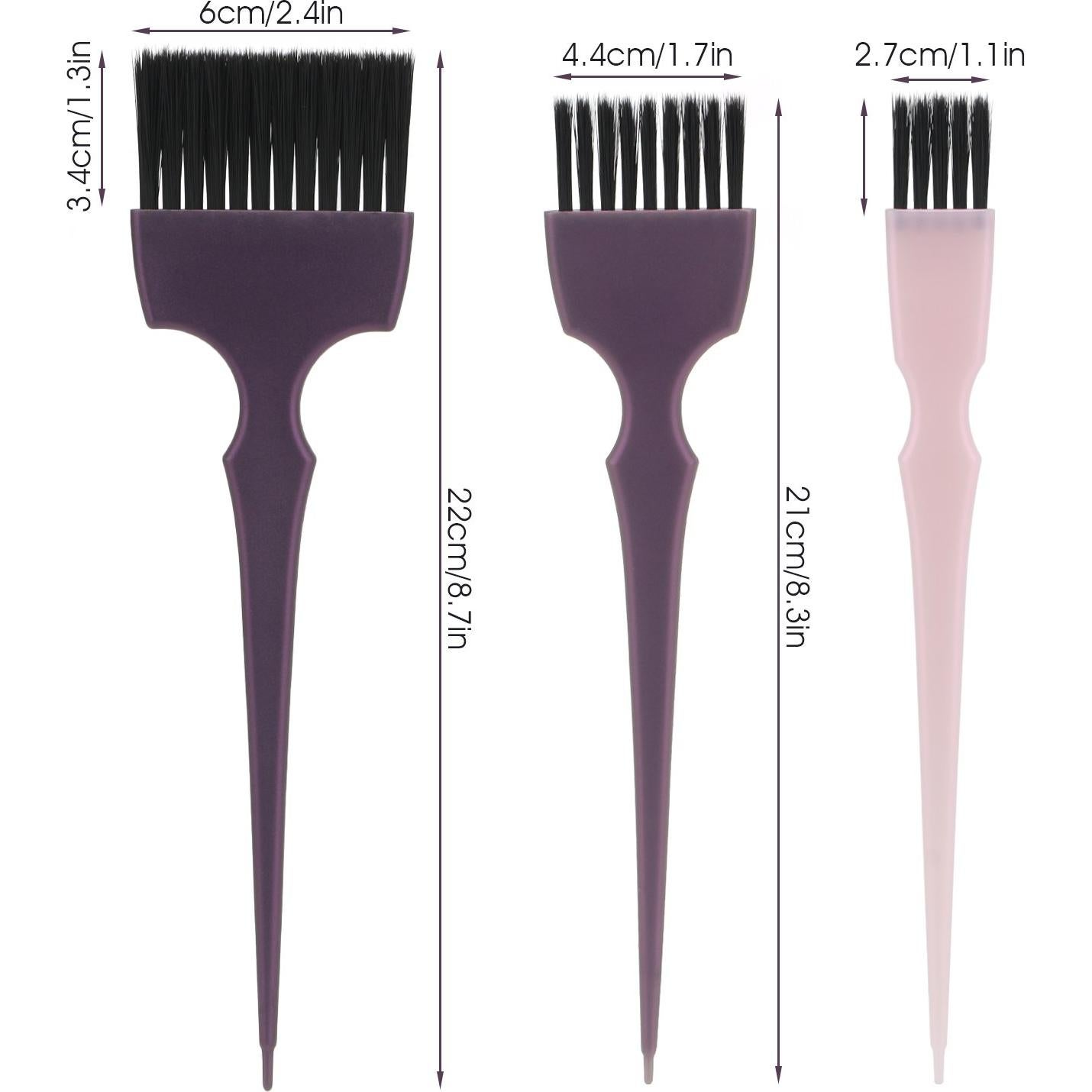 Set de 6 Brochas de Peluquería Segbeauty - Aplicadoras de Tinte