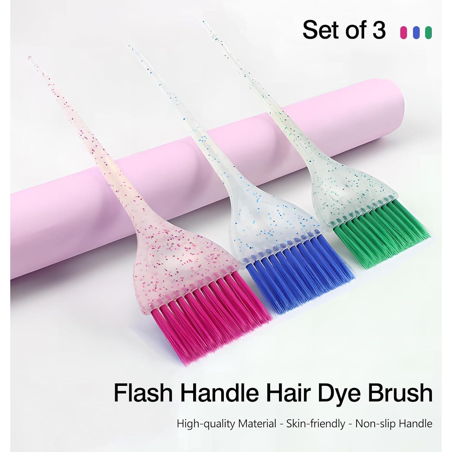 Juego de brochas para tinte Kootinn - 3 piezas ergonómicas