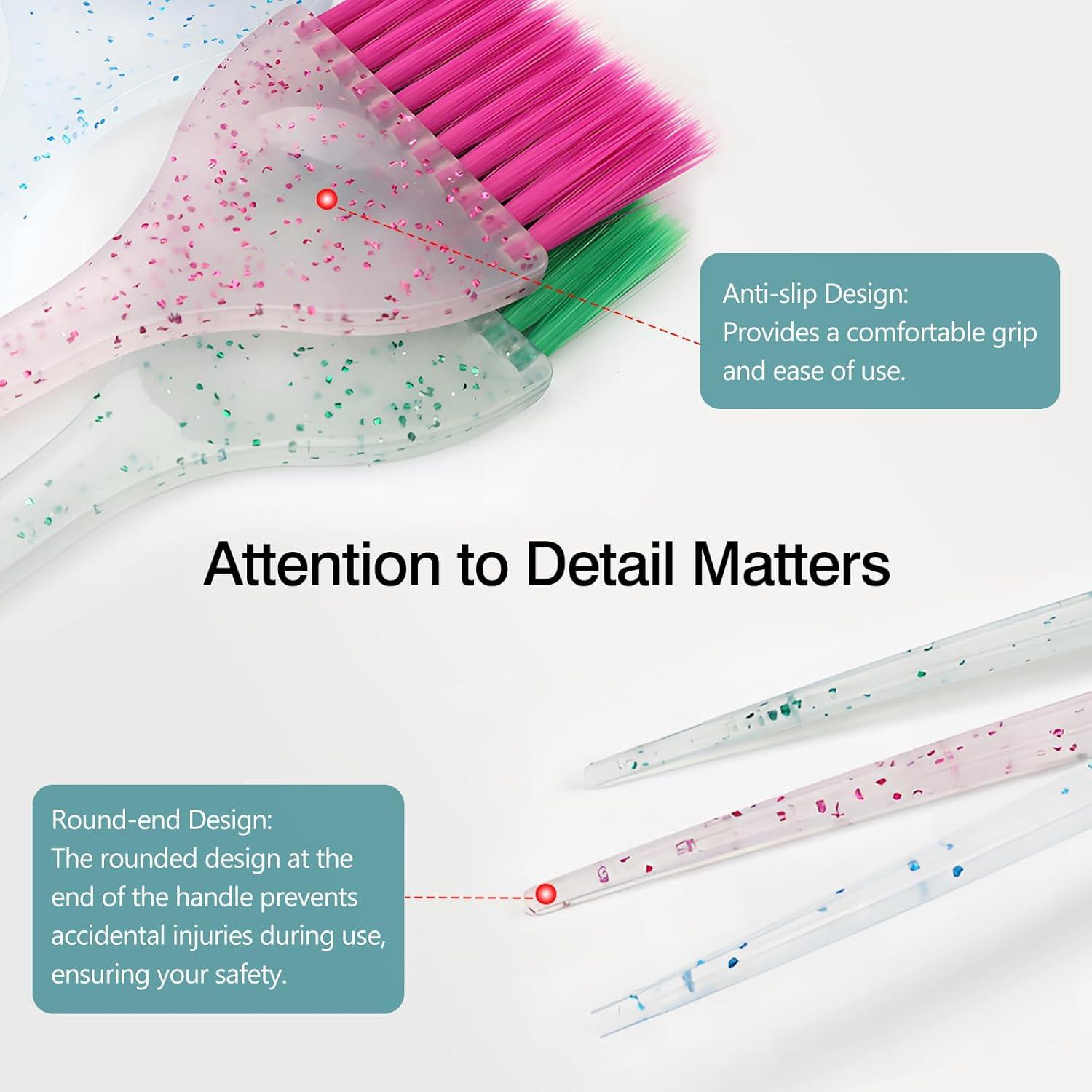 Juego de brochas para tinte Kootinn - 3 piezas ergonómicas