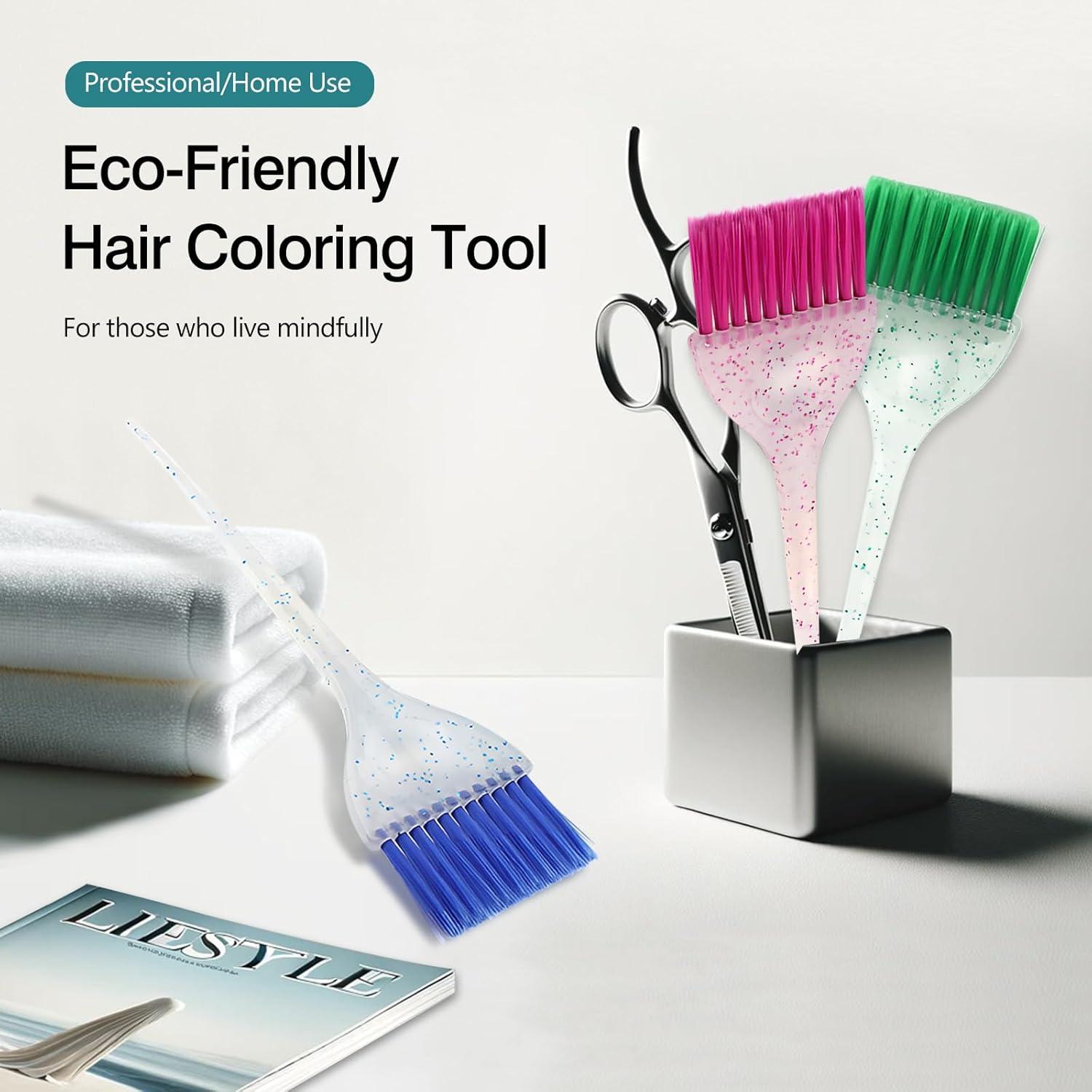 Juego de brochas para tinte Kootinn - 3 piezas ergonómicas