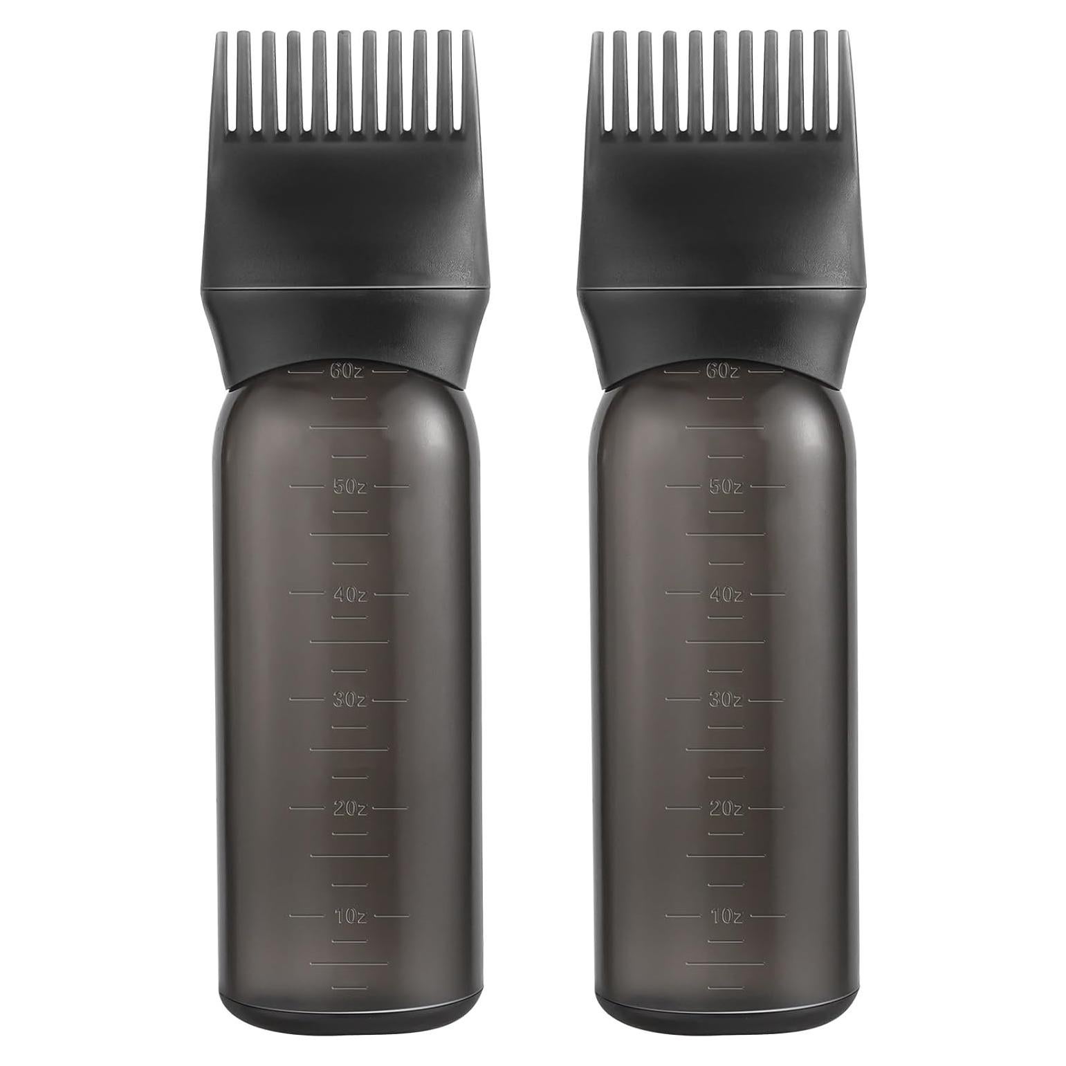 Pimoys 2 Botellas Aplicadoras de Aceite para Cabello 6 oz