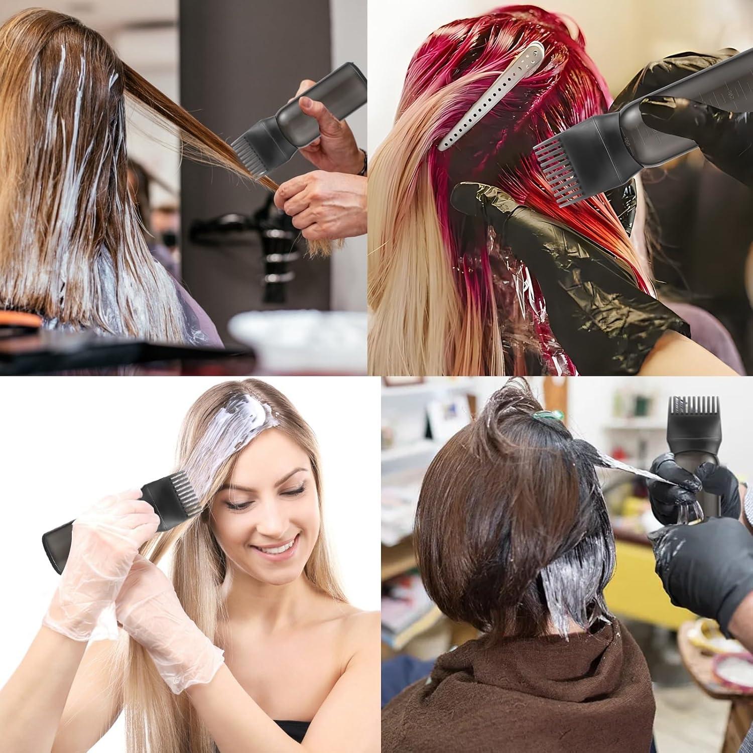 Pimoys 2 Botellas Aplicadoras de Aceite para Cabello 6 oz