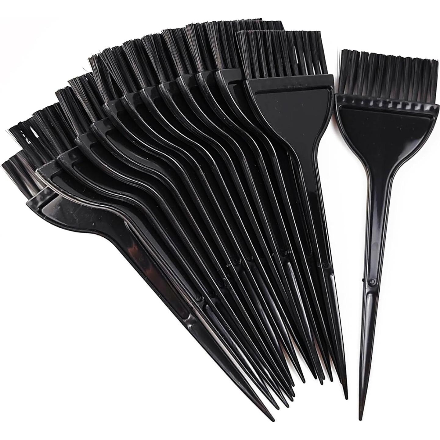 Kit de 12 Brochas para Tinte de Cabello YOOHUA - Negro 20.32x6.35cm