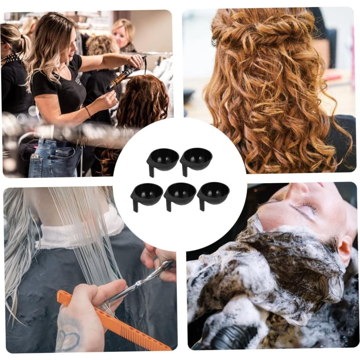 Juego de 5 Tazones Mezcladores para Tinte de Cabello Healeved