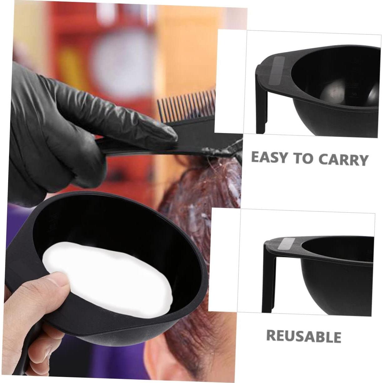 Juego de 5 Tazones Mezcladores para Tinte de Cabello Healeved