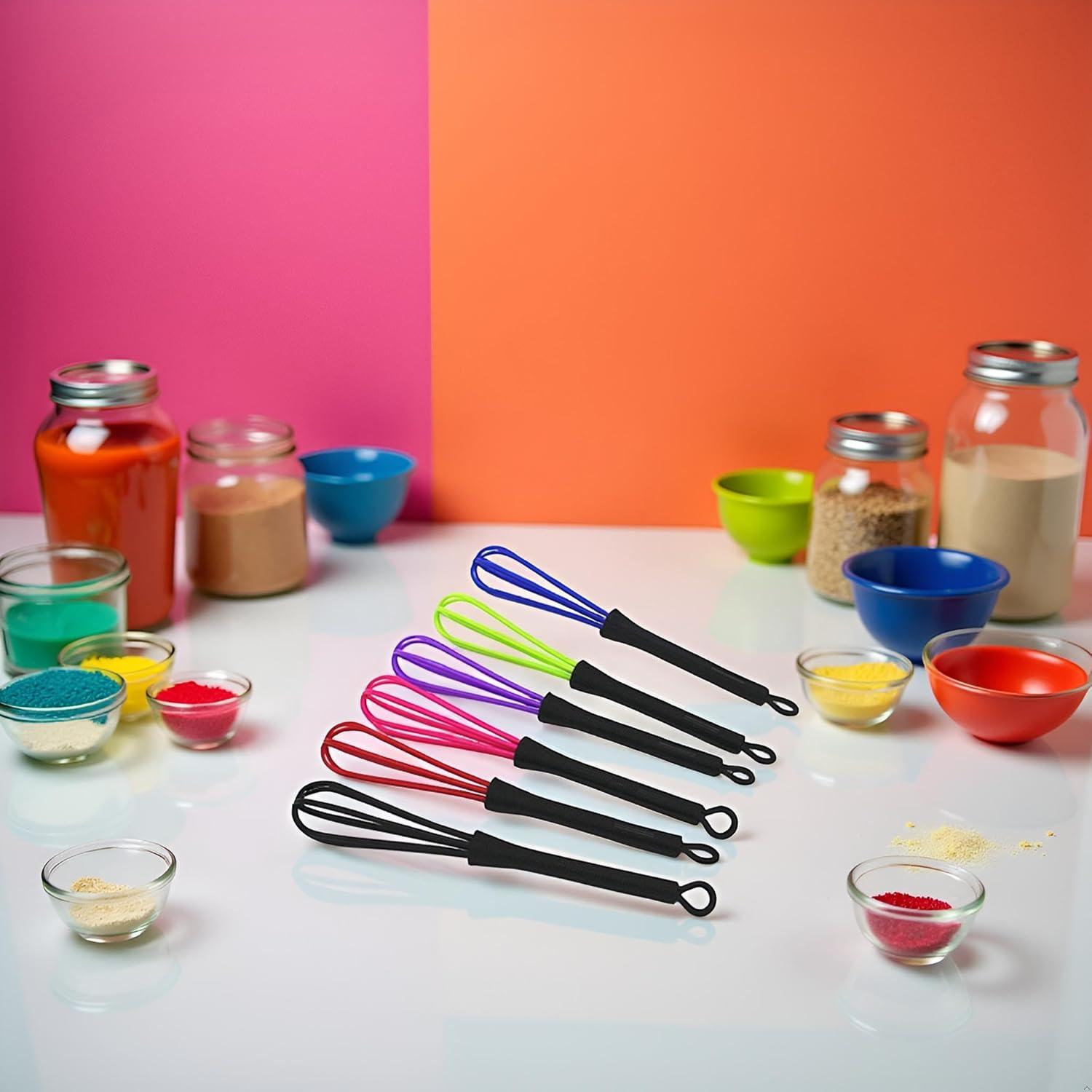 Juego de 6 Mini Batidores JJLFresheners para Tinte de Cabello