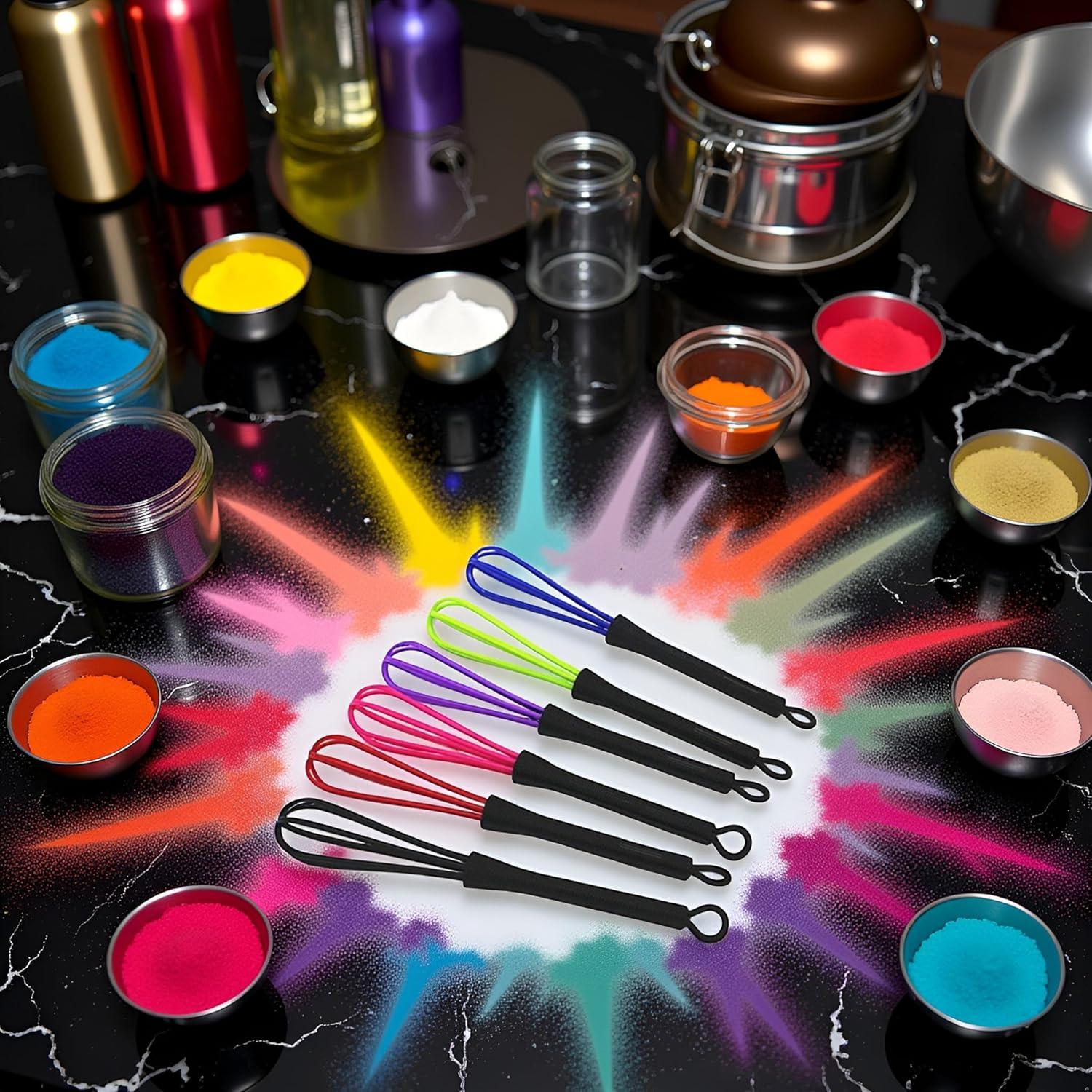 Juego de 6 Mini Batidores JJLFresheners para Tinte de Cabello