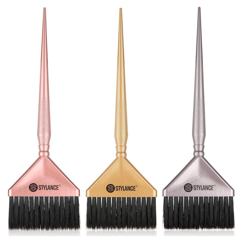 Juego de Brochas para Color de Cabello Pro Barber - 3 Piezas