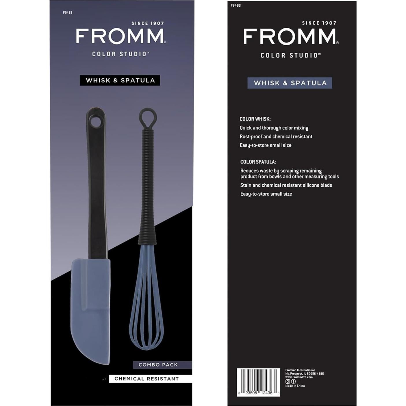 Conjunto Batidor y Espátula Fromm Color Studio 17.78 cm
