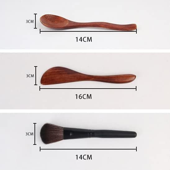 Set de Tazones de Máscara lasenersm con Cuchara y Pincel