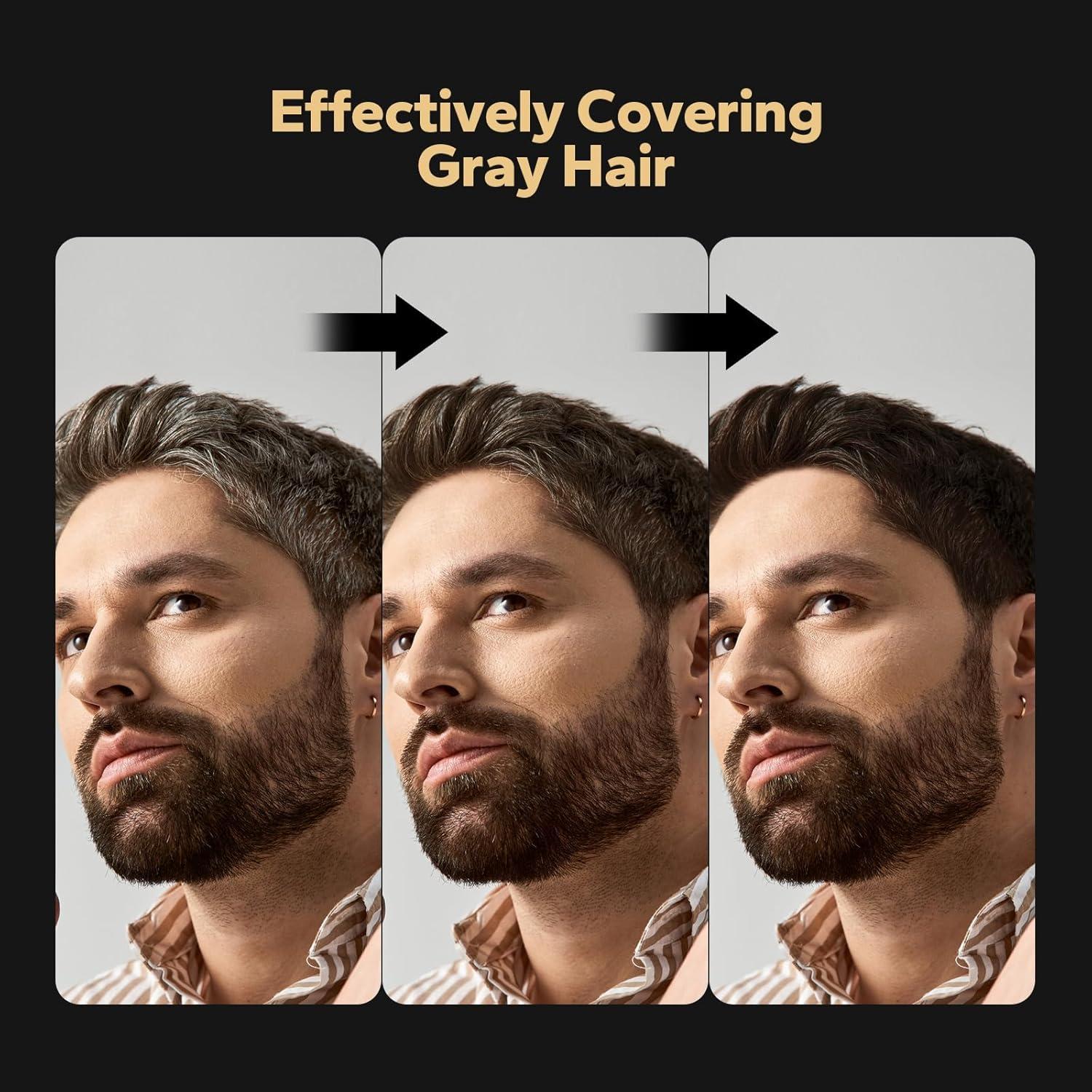 Champú 3 en 1 Octooboo para Teñir Cabello Castaño Oscuro