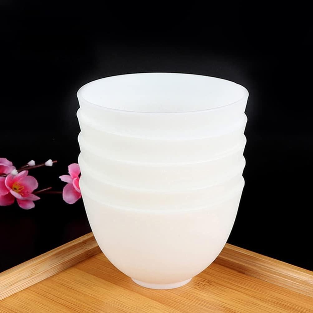 Cuencos de Silicona Healifty 6 Piezas para Mascarillas Faciales