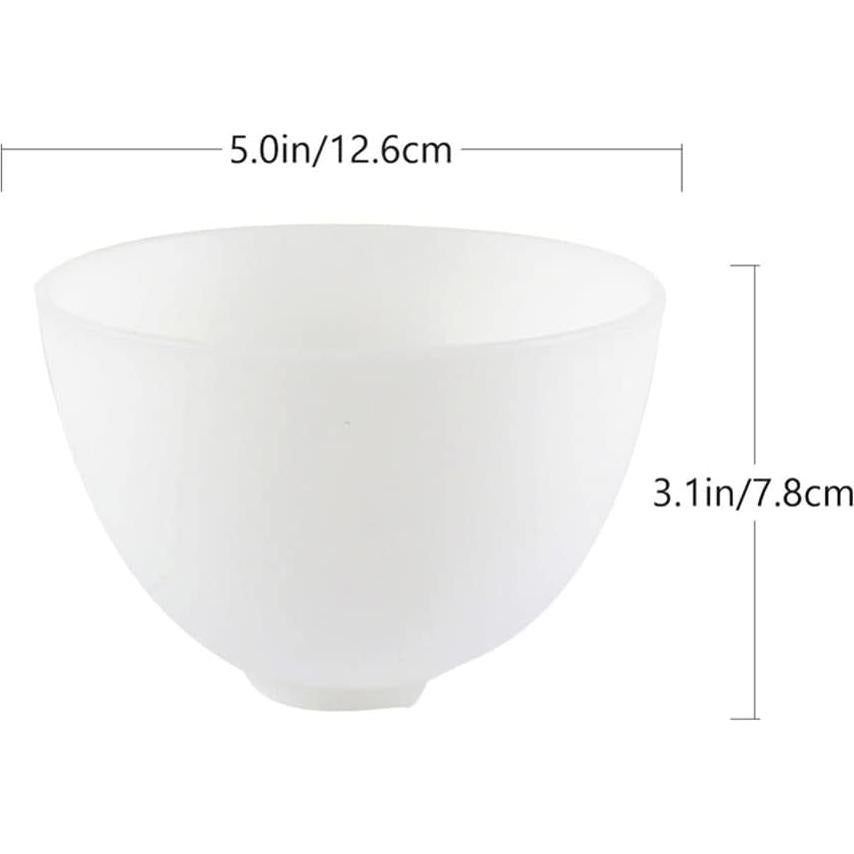 Cuencos de Silicona Healifty 6 Piezas para Mascarillas Faciales