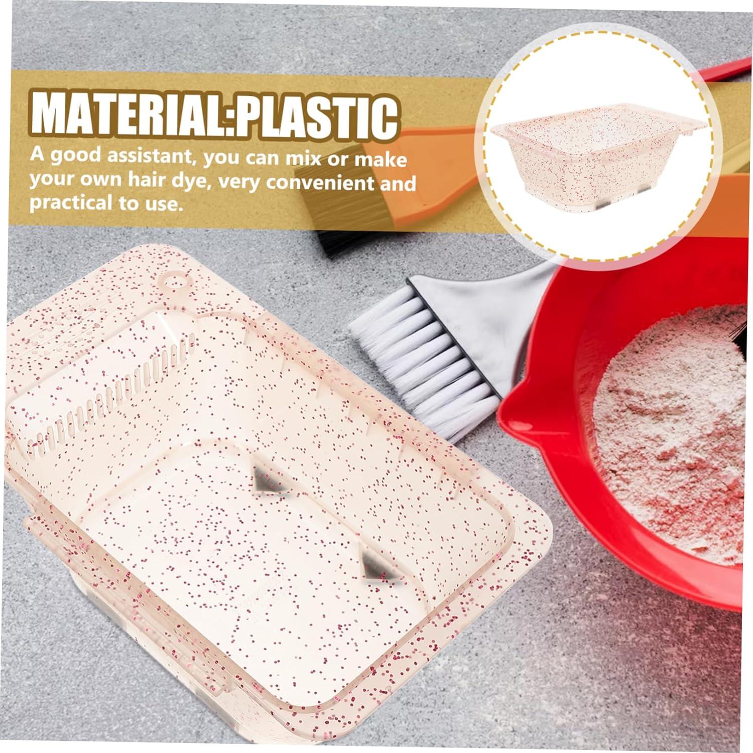 Tazón Mezclador de Tinte para Cabello LIFKOME Rosa 20cm