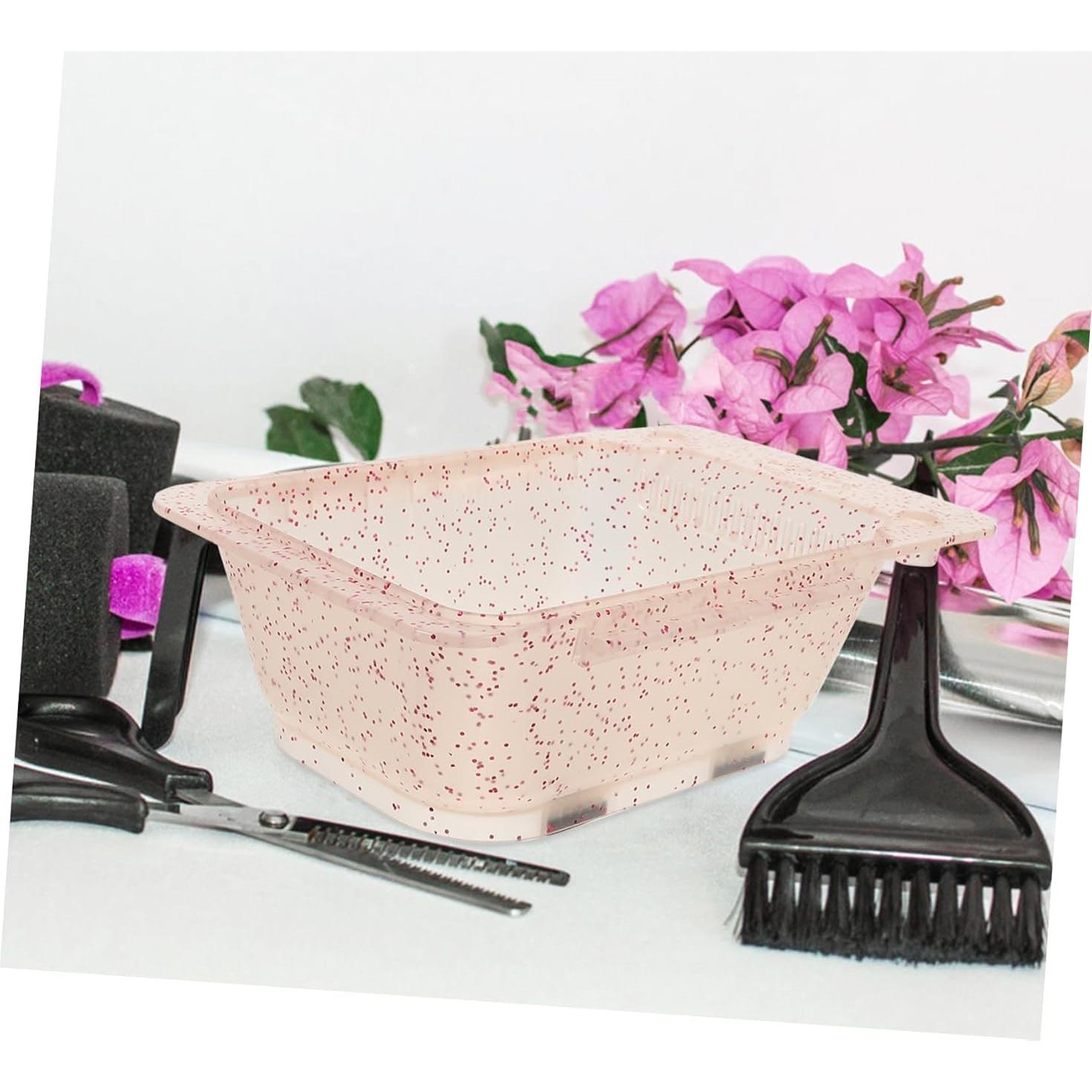 Tazón Mezclador de Tinte para Cabello LIFKOME Rosa 20cm