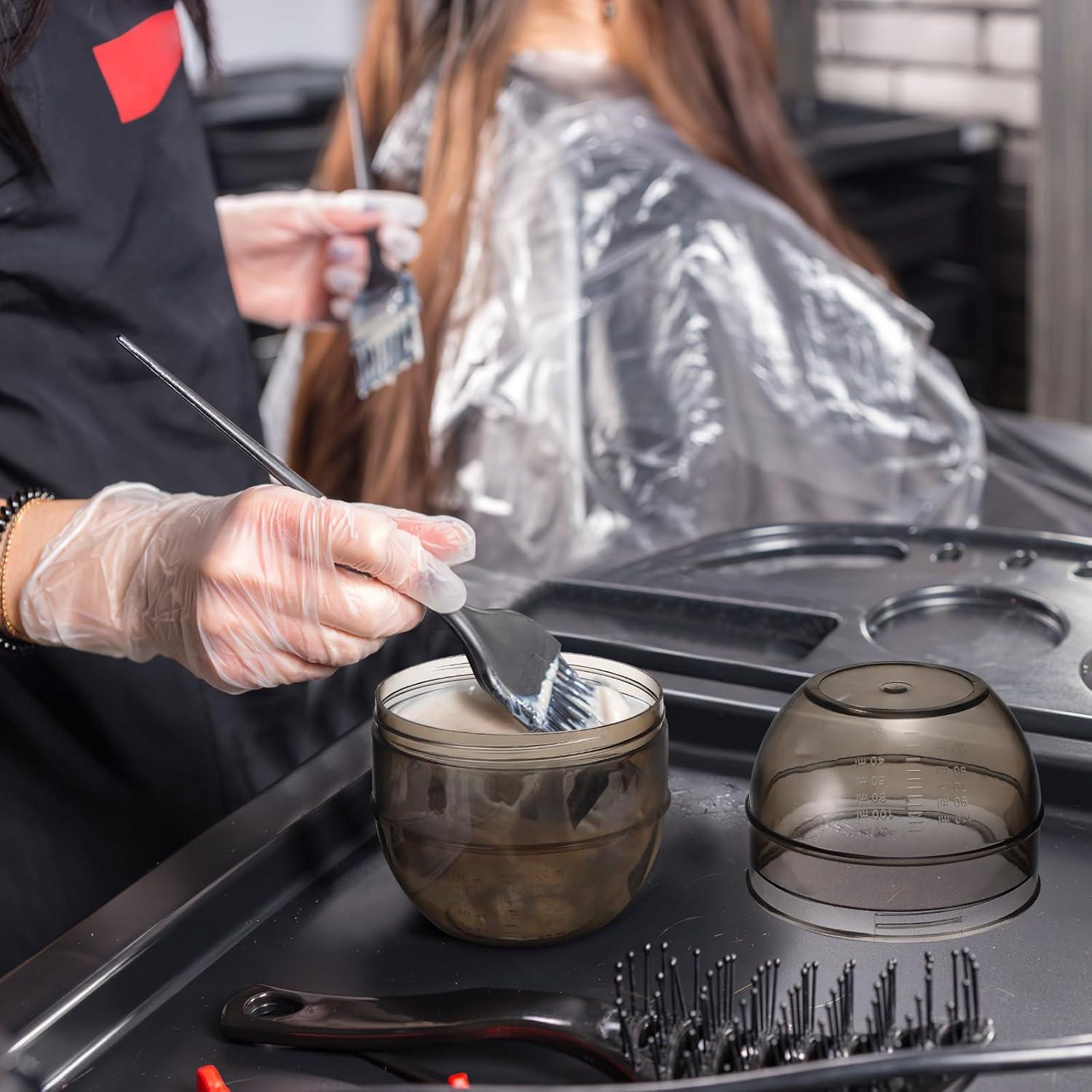 Tazón Mezclador de Tinte para Cabello SOLUSTRE 200ml Gris