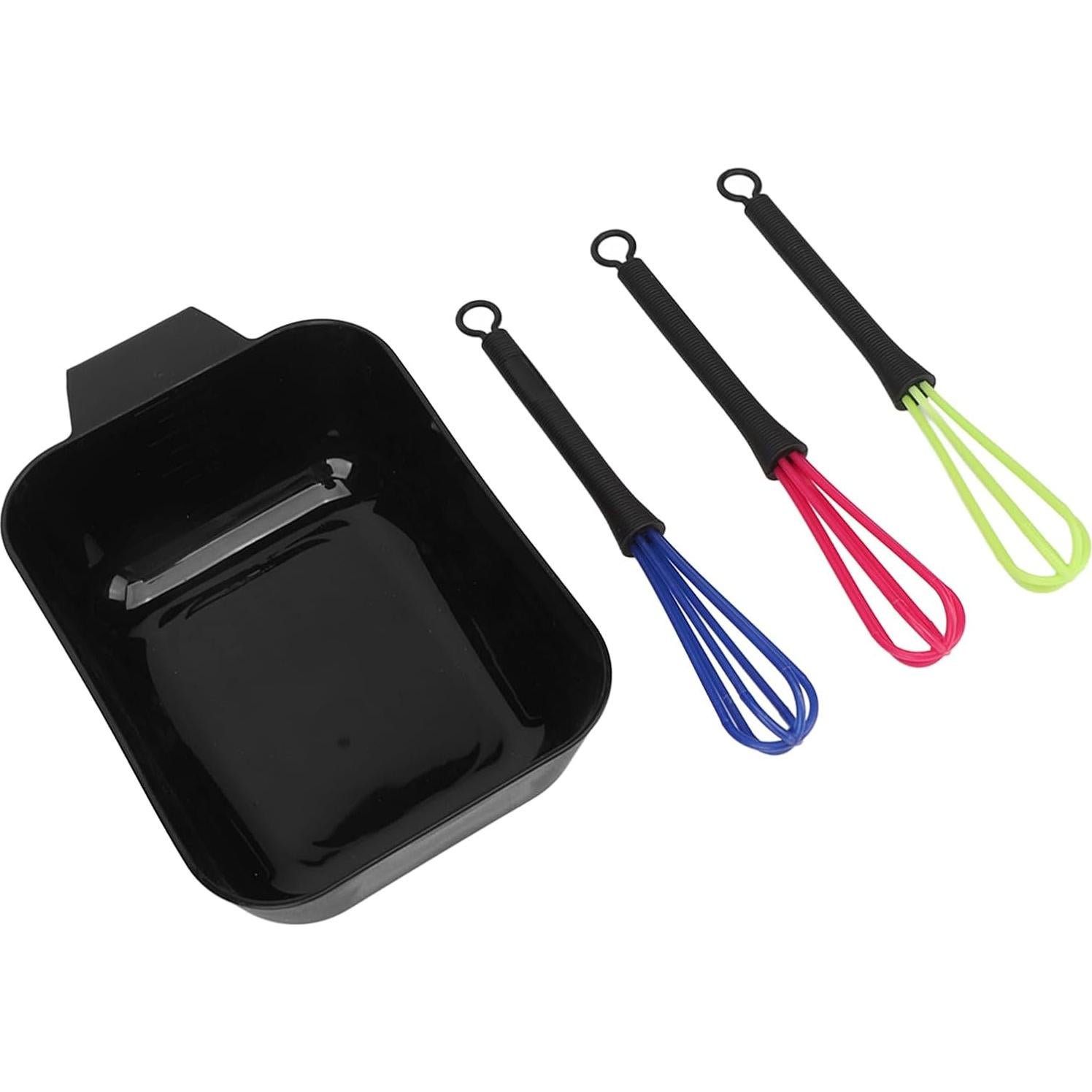 Tazón Mezcla Tinte Cabello Genérico Antideslizante 3 Piezas