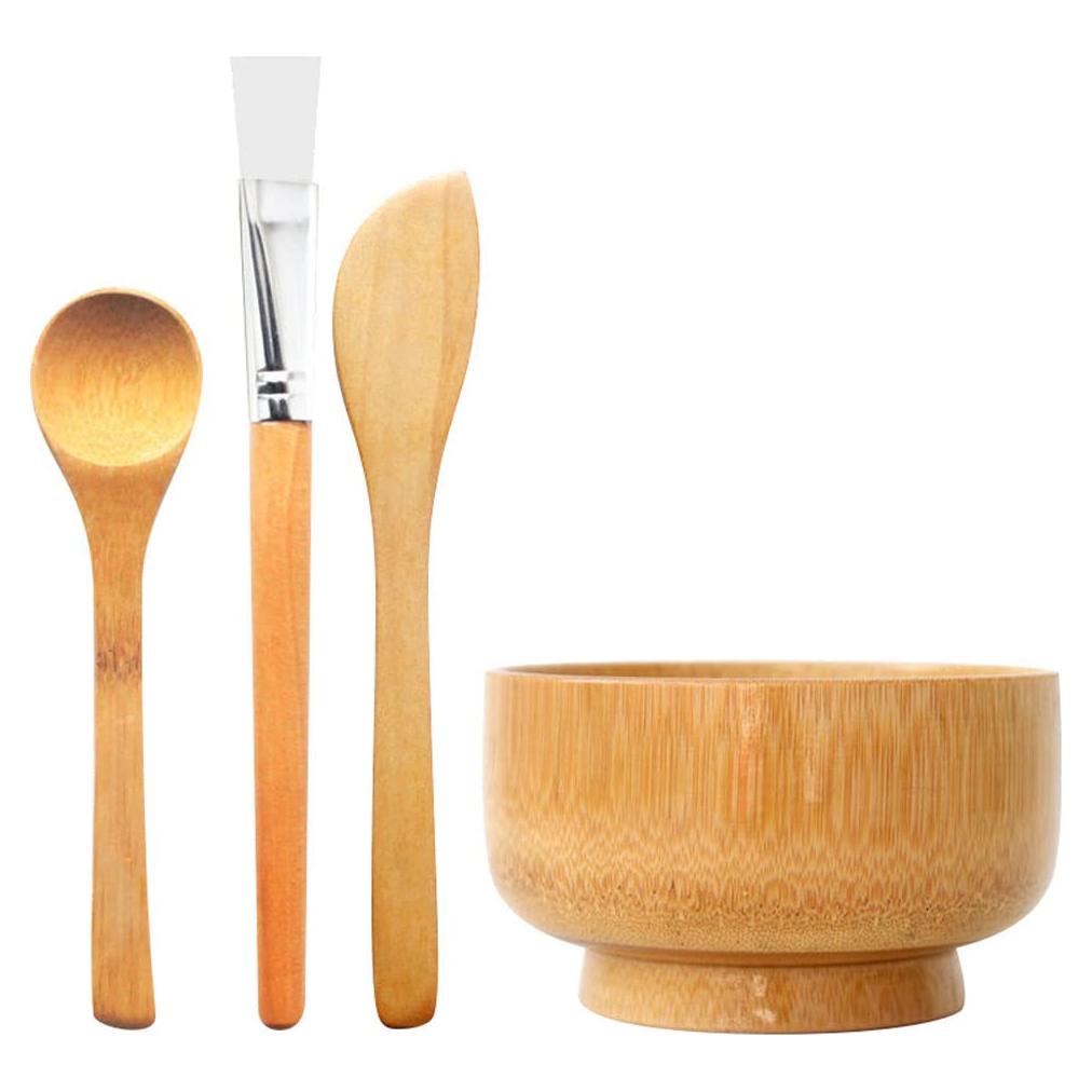 Set de Tazón de Máscara con Cuchara y Pincel Lasenersm