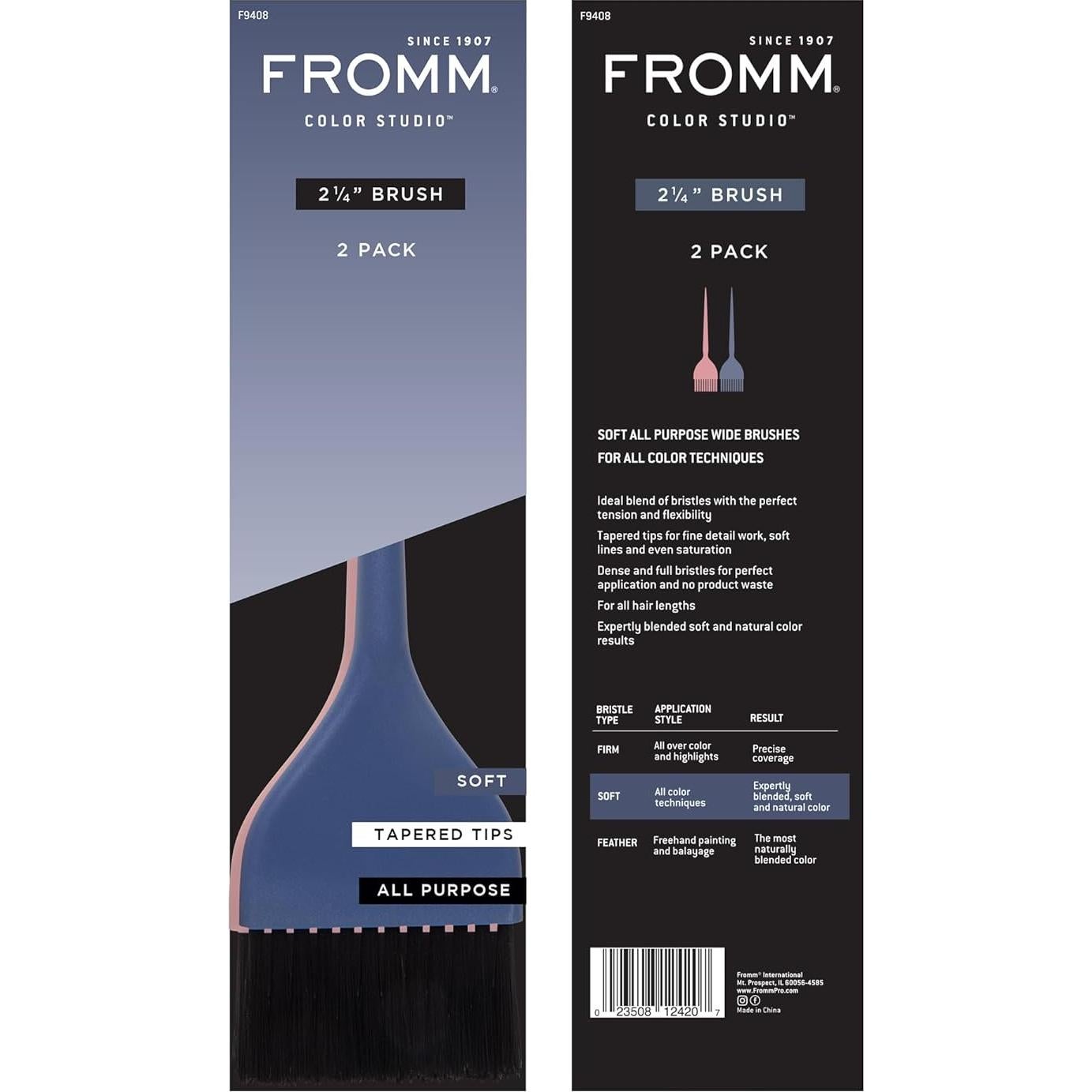 Set de Pinceles de Color Ancho Suave Fromm 5.7 cm 2-Pack