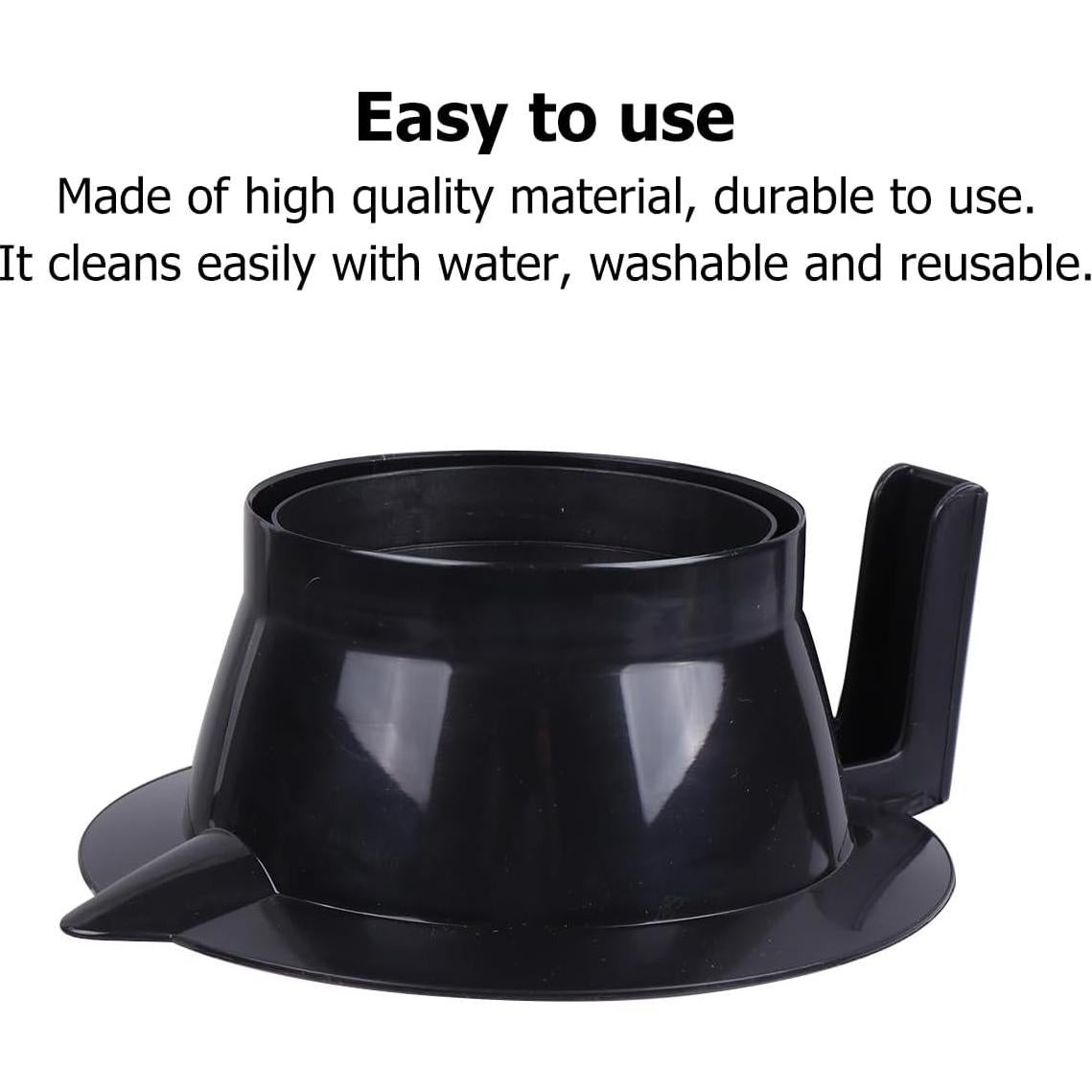 Tazones para Teñir Cabello Beaupretty 4 Piezas Plástico Negro