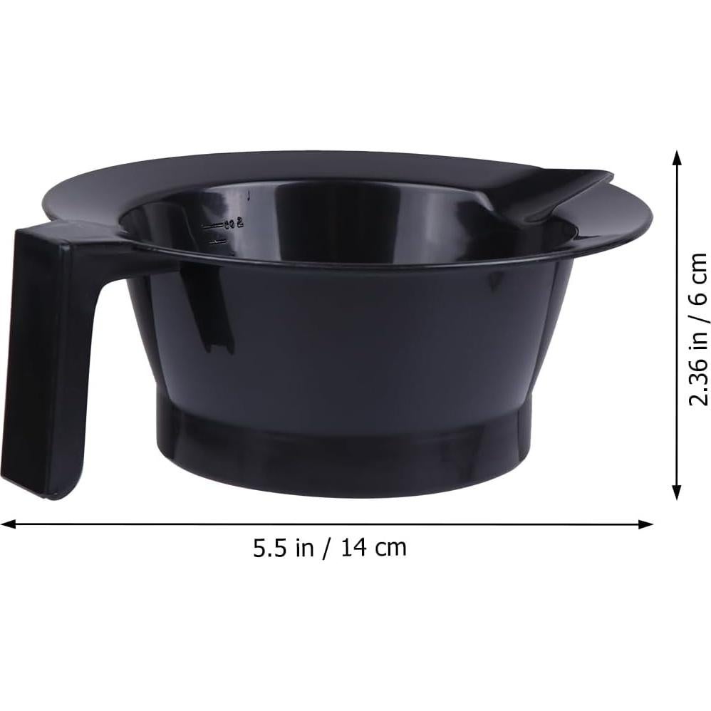 Tazones para Teñir Cabello Beaupretty 4 Piezas Plástico Negro