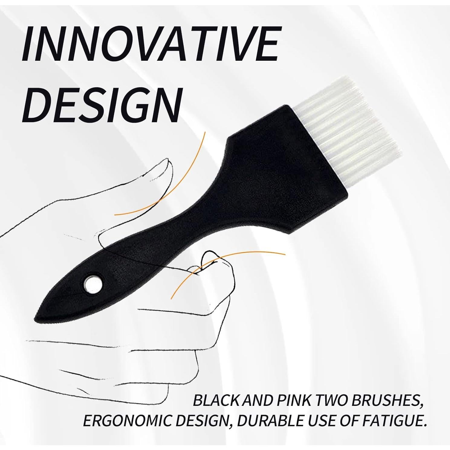 Juego de 2 Pinceles para Color de Cabello UAIAGM - Ergonómicos