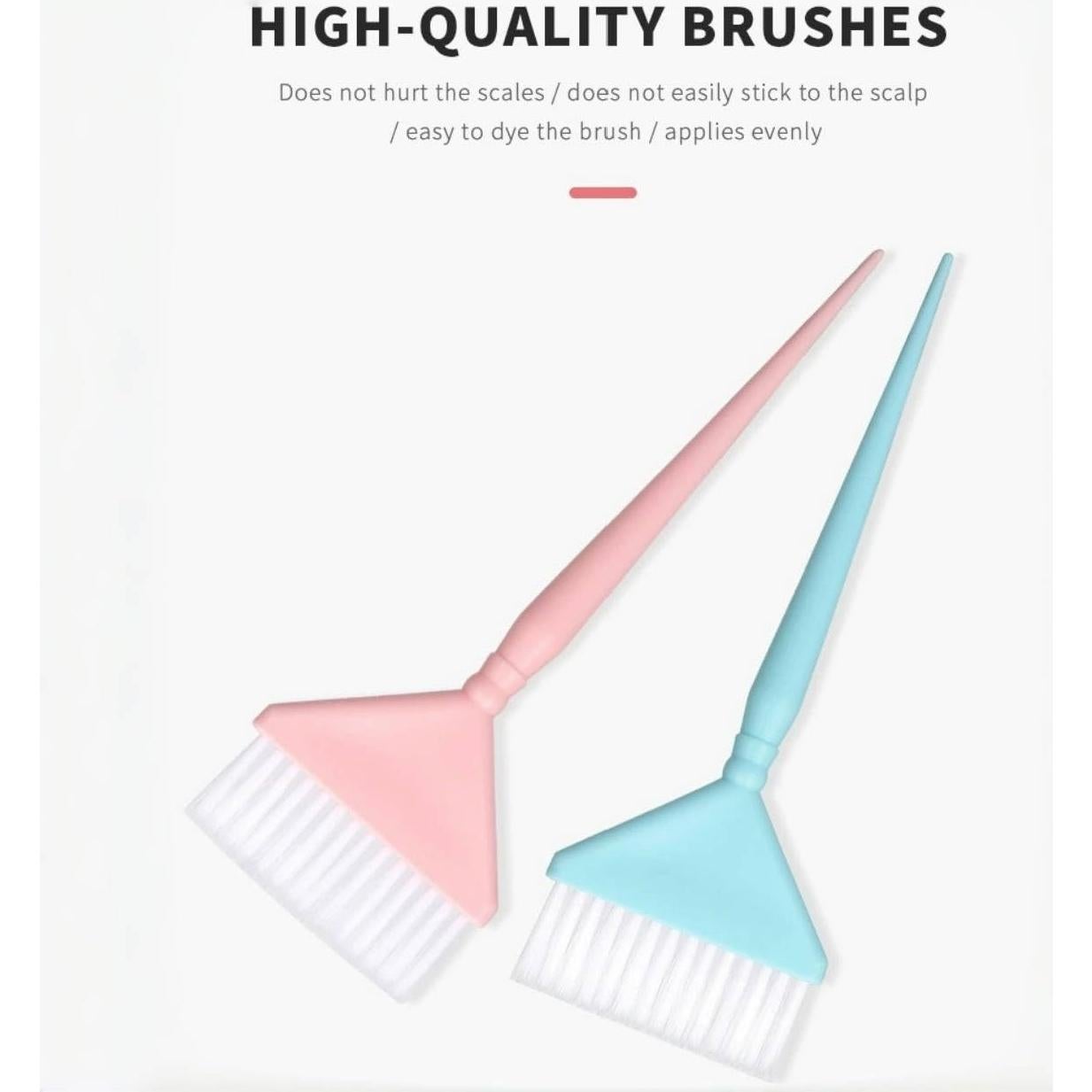 Set de Pinceles para Tinte de Cabello TIKMNO - 4 pcs Multicolor