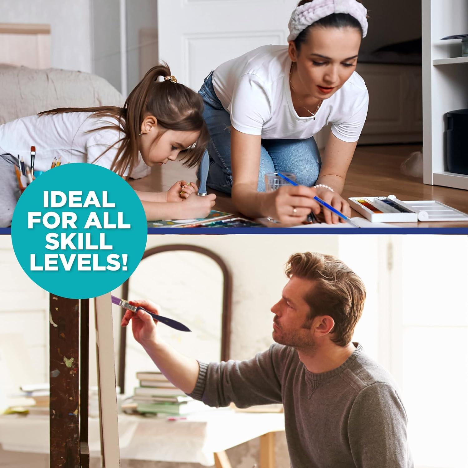 Paquete de 35 Pinceles de Pintura Horizon Group USA - Multicolor