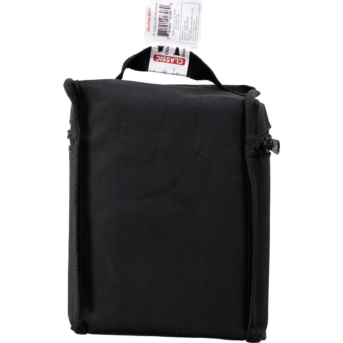 Conjunto de Marcadores de Alcohol Shuttle Art 51 Colores Punta Pincel y Cincel