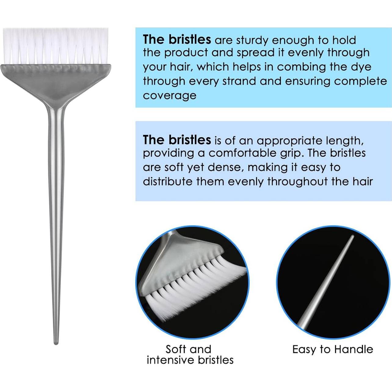 Pincel de Aplicación de Tinte para Cabello DS Estilo Distintivo 5 Piezas